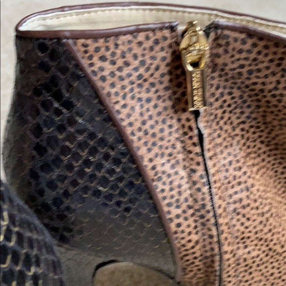 Colin Stuart animal print calf hair platform bootie - Picture 7 of 11